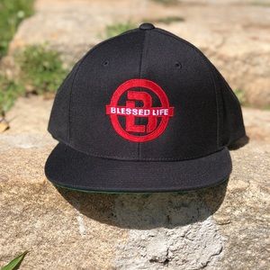 Blessed Life Snap Back Unisex Black/Red